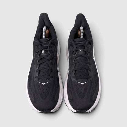 Hoka Clifton 10 Black/White, buty sportowe męskie w bardzo dobrym stanie rozmiar 43 1/3, widok z góry