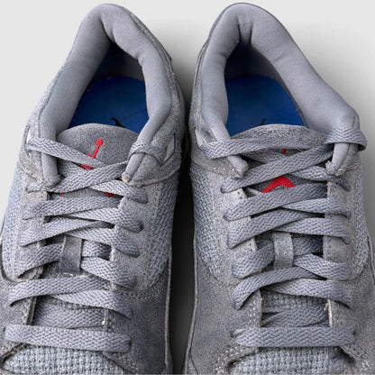 Nike Air Jordan Flight Court Cool Grey, buty sportowe męskie w bardzo dobrym stanie rozmiar 44, wewnętrzny panel lewego buta
