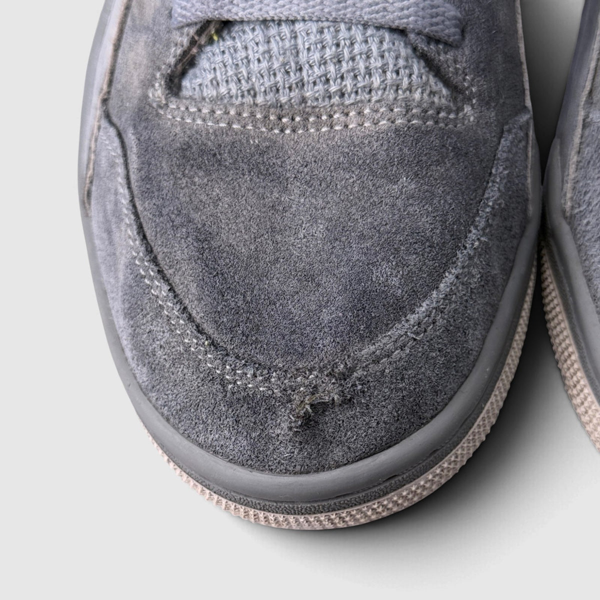 Nike Air Jordan Flight Court Cool Grey, buty sportowe męskie w bardzo dobrym stanie rozmiar 44, widok z tyłu