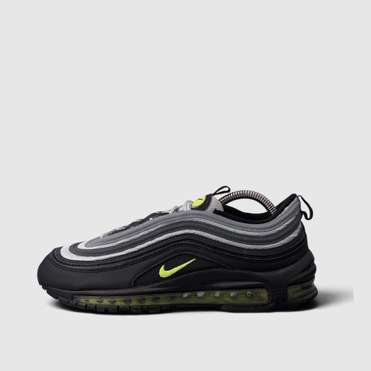 Nike Air Max 97 Neon, buty sportowe męskie w bardzo dobrym stanie rozmiar 42, boczny profil, lewa strona