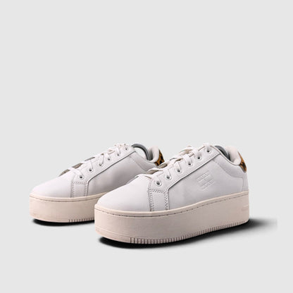 Tommy Hilfiger Flatform Leopard Sneakers, buty sportowe damskie w bardzo dobrym stanie rozmiar 37, para butów