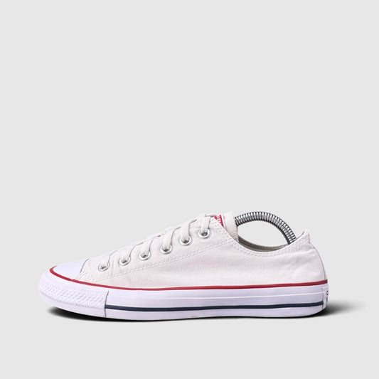 Converse Chuck Taylor All Star Optical White, buty sportowe damskie w bardzo dobrym stanie rozmiar 39, boczny profil, lewa strona