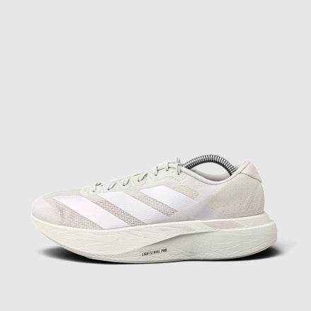 Adidas Adizero Evo SL, buty sportowe damskie w bardzo dobrym stanie rozmiar 38 2/3, boczny profil, lewa strona