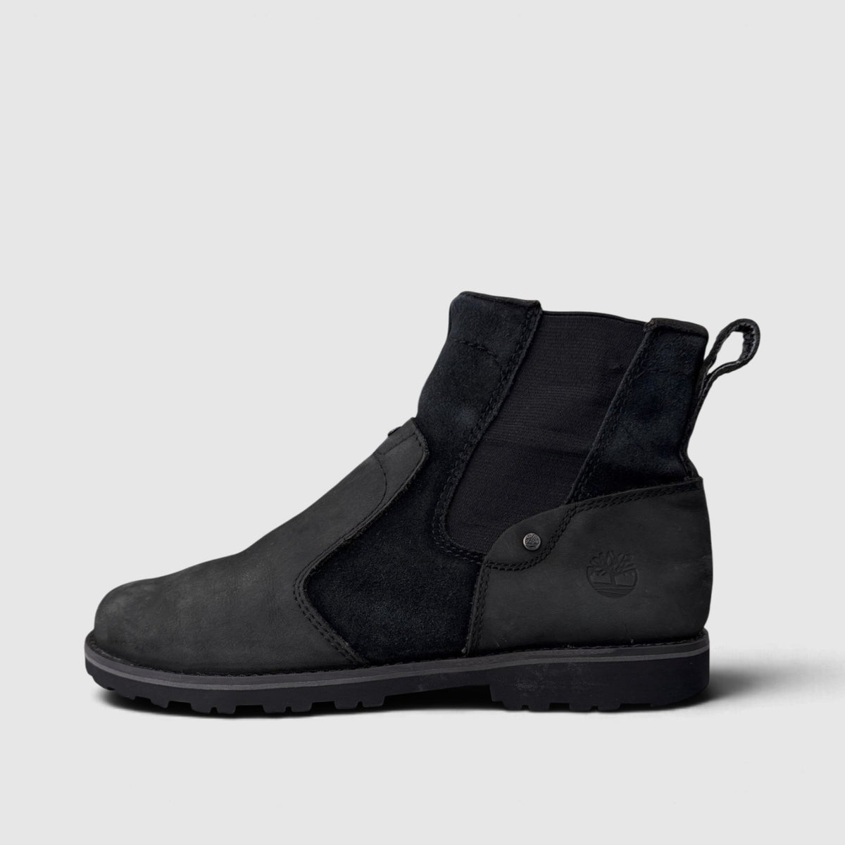 Timberland Asphalt Trail Chelsea, botki damskie w bardzo dobrym stanie rozmiar 38, boczny profil, lewa strona