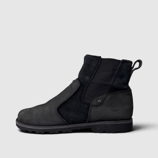 Timberland Asphalt Trail Chelsea, botki damskie w bardzo dobrym stanie rozmiar 38, boczny profil, lewa strona
