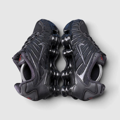 Nike Shox TL Triple Black, buty sportowe damskie w bardzo dobrym stanie rozmiar 38, widok z góry