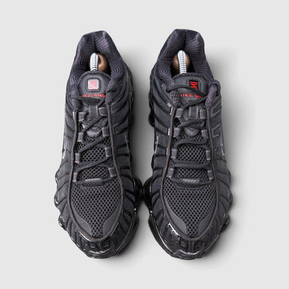 Nike Shox TL Triple Black, buty sportowe damskie w bardzo dobrym stanie rozmiar 38, widok z góry
