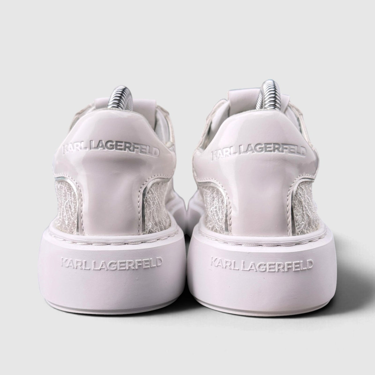 Karl Lagerfeld Sneakers, buty sportowe damskie w bardzo dobrym stanie rozmiar 37, widok z tyłu