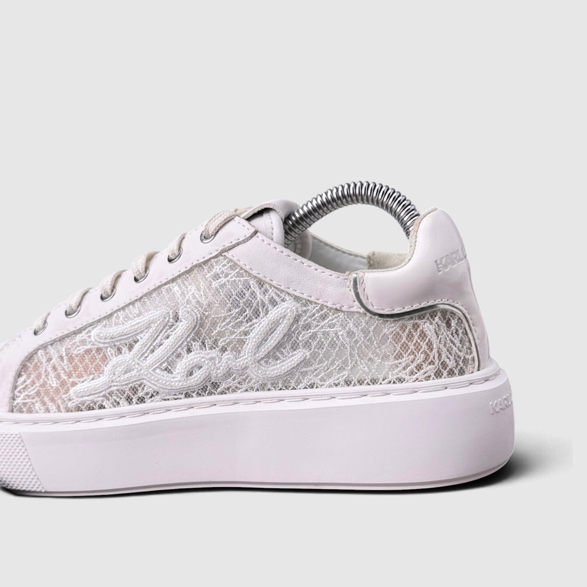 Karl Lagerfeld Sneakers, buty sportowe damskie w bardzo dobrym stanie rozmiar 37, detal