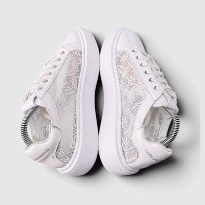 Karl Lagerfeld Sneakers, buty sportowe damskie w bardzo dobrym stanie rozmiar 37, widok z góry