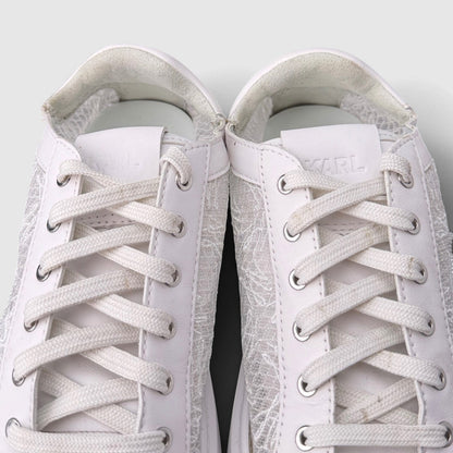 Karl Lagerfeld Sneakers, buty sportowe damskie w bardzo dobrym stanie rozmiar 37, widok z góry