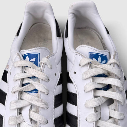 Adidas Samba OG White Black Gum, buty sportowe męskie w bardzo dobrym stanie rozmiar 45 1/3, detal