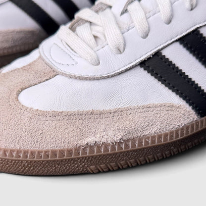 Adidas Samba OG White Black Gum, buty sportowe męskie w bardzo dobrym stanie rozmiar 45 1/3, detal