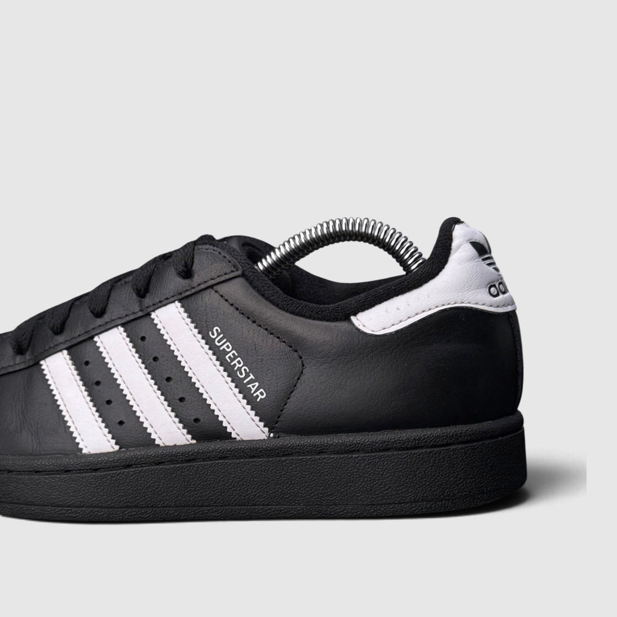 Adidas Superstar II Black White, buty sportowe damskie w bardzo dobrym stanie rozmiar 37 1/3, detal