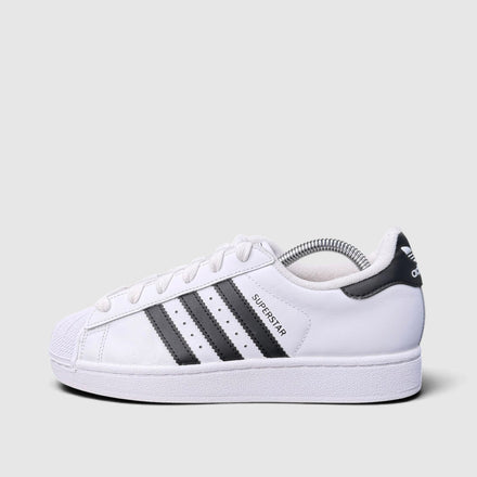 Adidas Superstar II Cloud White Black, buty sportowe damskie w bardzo dobrym stanie rozmiar 38, boczny profil, lewa strona