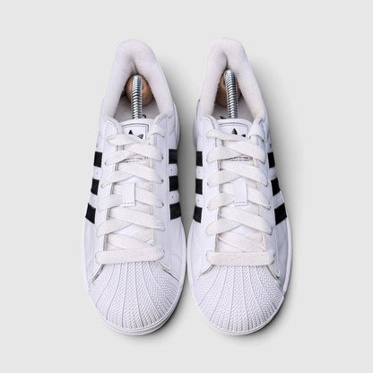 Adidas Superstar II Cloud White Black, buty sportowe damskie w bardzo dobrym stanie rozmiar 38, widok z góry