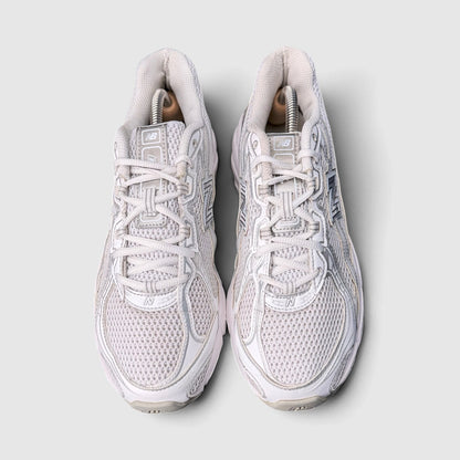 New Balance 740 White/Silver Metallic, buty sportowe męskie w bardzo dobrym stanie rozmiar 41.5, widok z góry