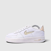 Nike Air Force 1 Low Jewel White Pale Ivory, buty sportowe damskie w bardzo dobrym stanie rozmiar 37.5, boczny profil, prawa strona
