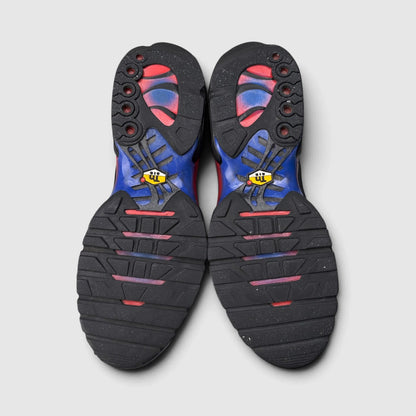Nike Air Max Plus Spider-Man, buty sportowe męskie w bardzo dobrym stanie rozmiar 44.5, podeszwa