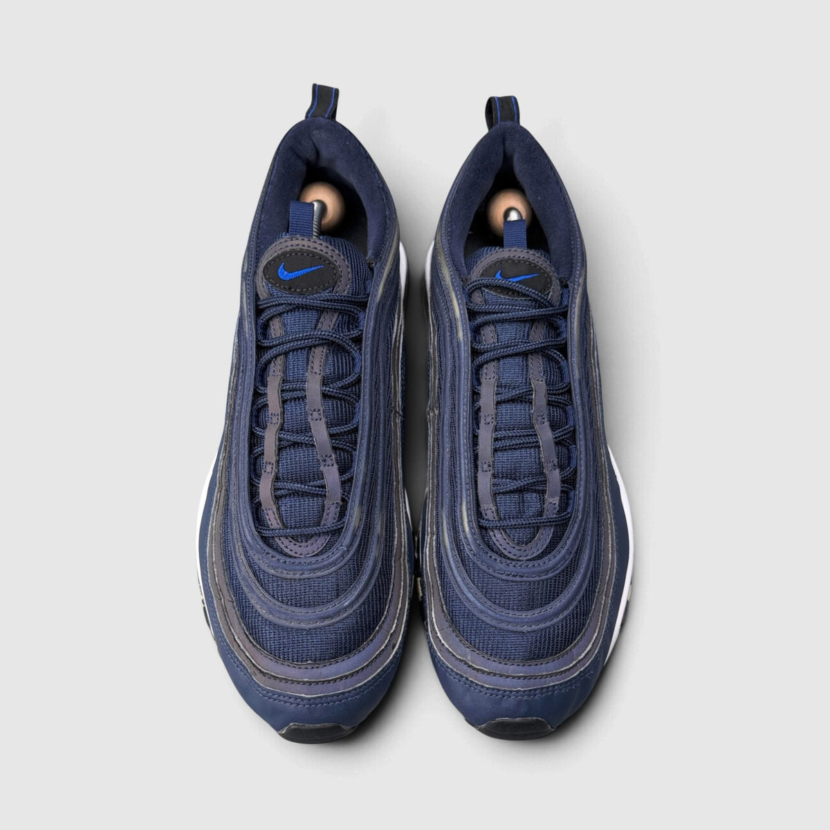 Nike Air Max 97, buty sportowe męskie w bardzo dobrym stanie rozmiar 45, widok z góry