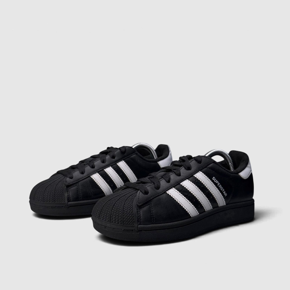 Adidas Superstar II Black White, buty sportowe damskie w bardzo dobrym stanie rozmiar 37 1/3, para butów