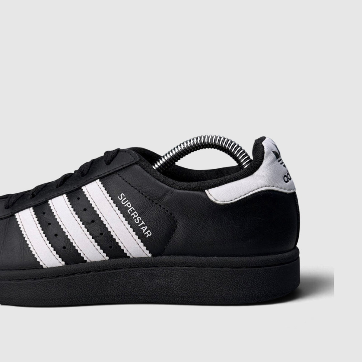 Adidas Superstar II Black White, buty sportowe damskie w bardzo dobrym stanie rozmiar 37 1/3, detal