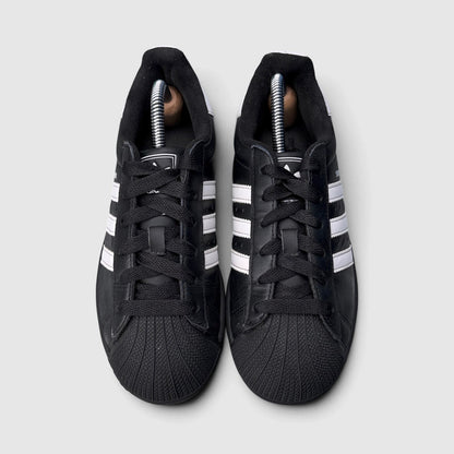Adidas Superstar II Black White, buty sportowe damskie w bardzo dobrym stanie rozmiar 37 1/3, widok z przodu