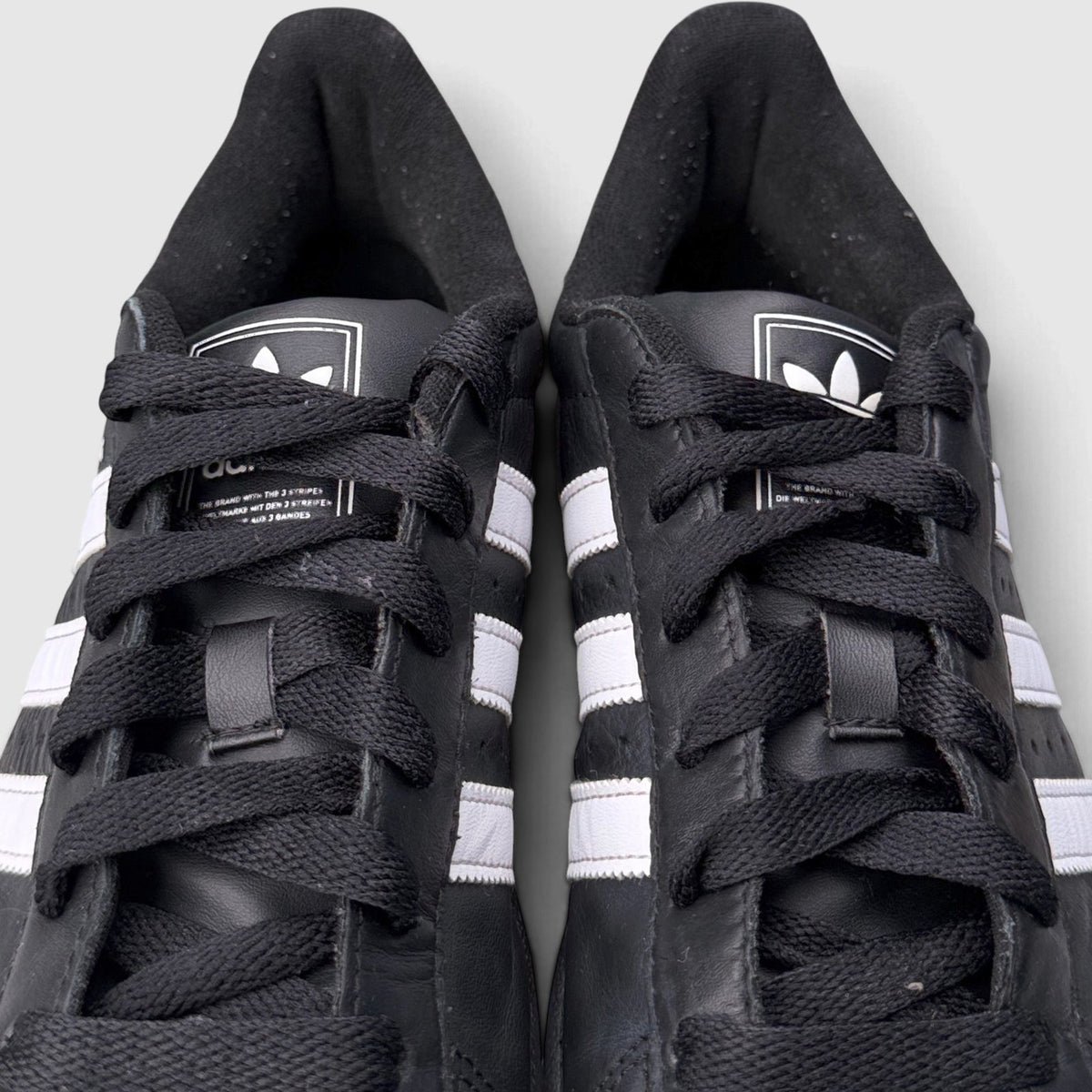 Adidas Superstar II Black White, buty sportowe damskie w bardzo dobrym stanie rozmiar 39 1/3, język buta