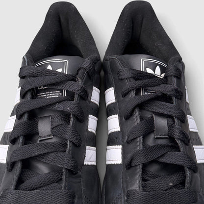 Adidas Superstar II Black White, buty sportowe damskie w bardzo dobrym stanie rozmiar 39 1/3, język buta