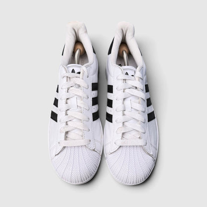 Adidas Superstar II, buty sportowe męskie w bardzo dobrym stanie rozmiar 45 1/3, widok z góry