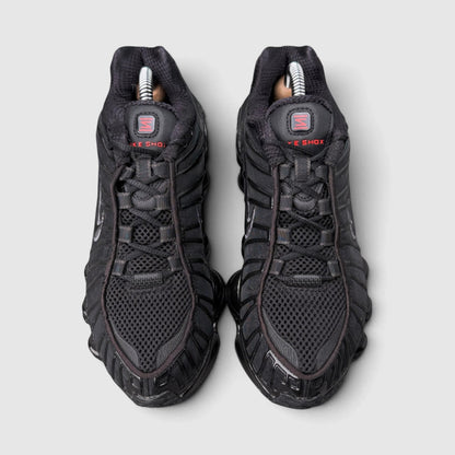 Nike Shox TL Triple Black, buty sportowe damskie w bardzo dobrym stanie rozmiar 37.5, widok z przodu