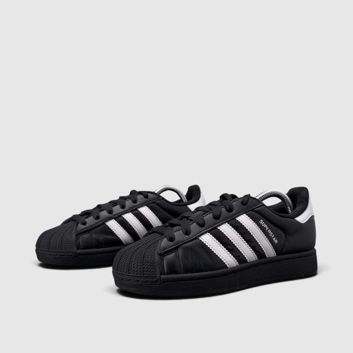 Adidas Superstar II Black White, buty sportowe damskie w bardzo dobrym stanie rozmiar 37 1/3, para butów