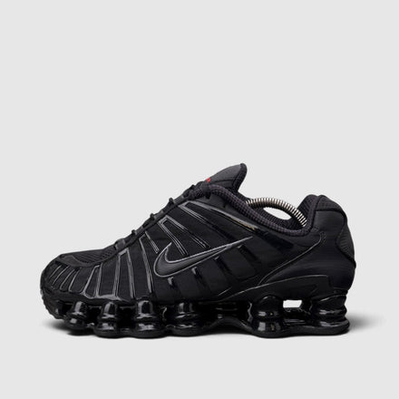 Nike Shox TL Metallic Hematite, buty sportowe męskie w bardzo dobrym stanie rozmiar 42.5, boczny profil, lewa strona