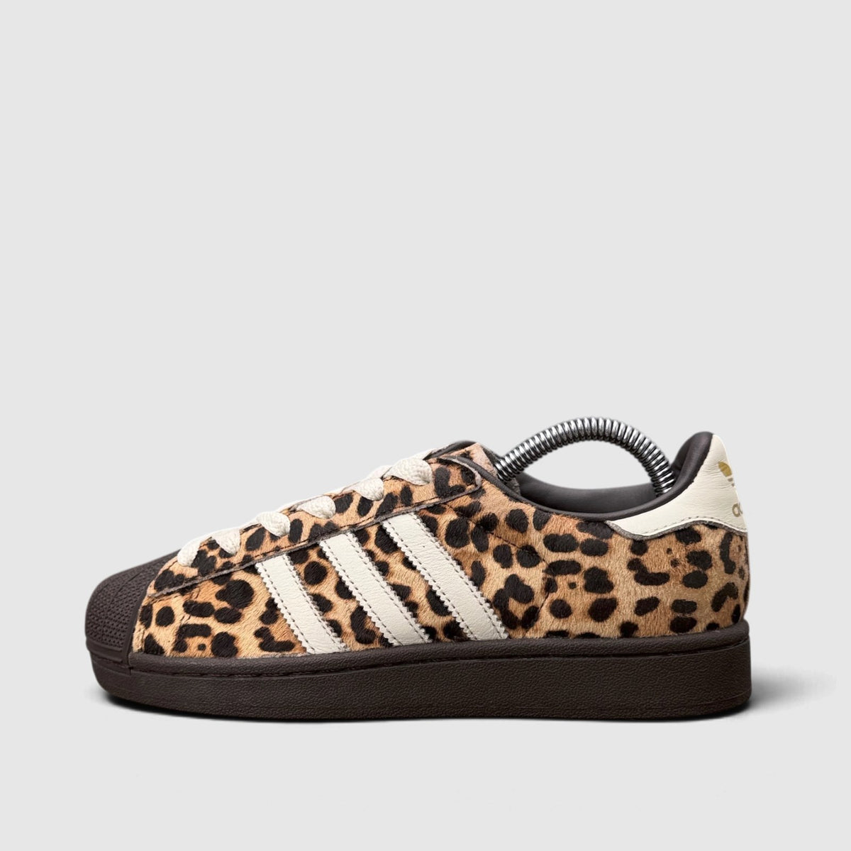 Adidas Superstar II, buty sportowe damskie w bardzo dobrym stanie rozmiar 36 2/3, boczny profil, lewa strona