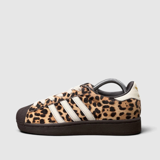 Adidas Superstar II, buty sportowe damskie w bardzo dobrym stanie rozmiar 36 2/3, boczny profil, lewa strona