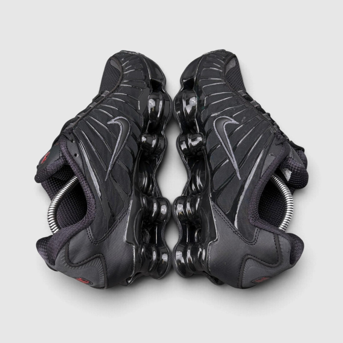 Nike Shox TL Metallic Hematite, buty sportowe męskie w bardzo dobrym stanie rozmiar 44, widok z góry