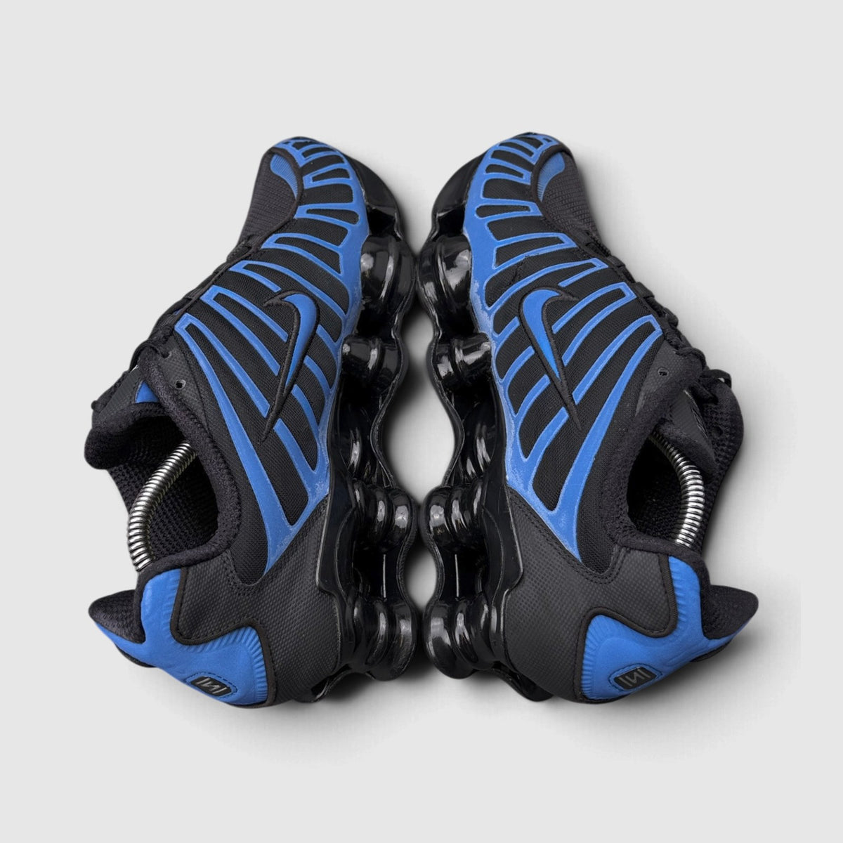 Nike Shox TL Reflective Court Blue, buty sportowe męskie w bardzo dobrym stanie rozmiar 43, widok z góry