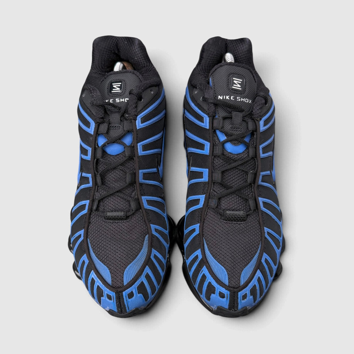 Nike Shox TL Reflective Court Blue, buty sportowe męskie w bardzo dobrym stanie rozmiar 43, widok z góry