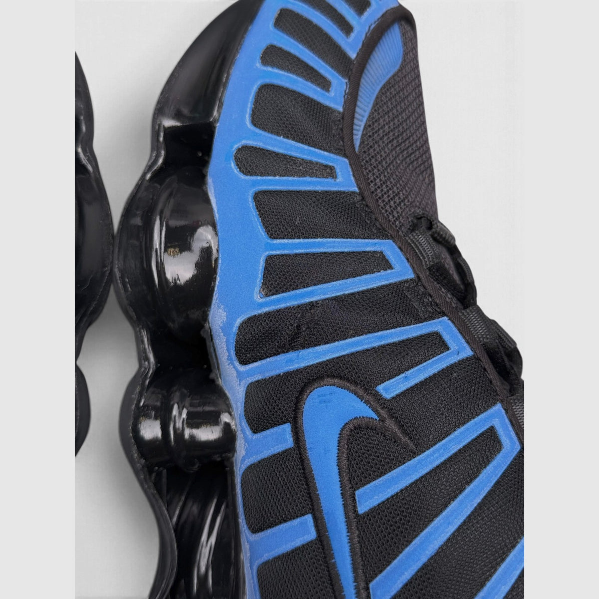 Nike Shox TL Reflective Court Blue, buty sportowe męskie w bardzo dobrym stanie rozmiar 43, detal