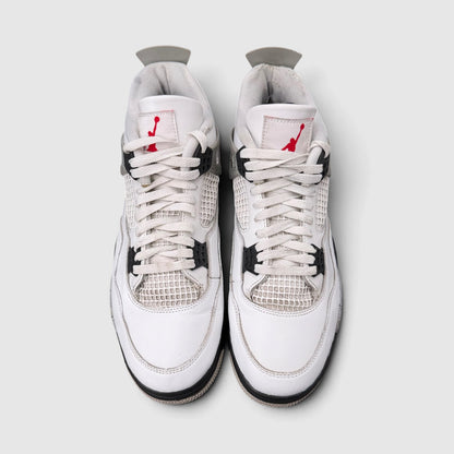 Nike Air Jordan 4 White Cement, buty sportowe męskie w bardzo dobrym stanie rozmiar 46, widok z góry