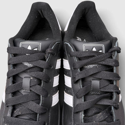 Adidas Superstar II Black White, buty sportowe damskie w bardzo dobrym stanie rozmiar 39 1/3, widok z góry