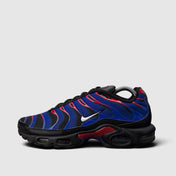 Nike Air Max Plus Spider-Man, buty sportowe męskie w dobrym stanie rozmiar 43, boczny profil, prawa strona