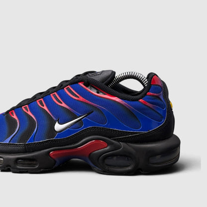 Nike Air Max Plus Spider-Man, buty sportowe męskie w dobrym stanie rozmiar 43, detal