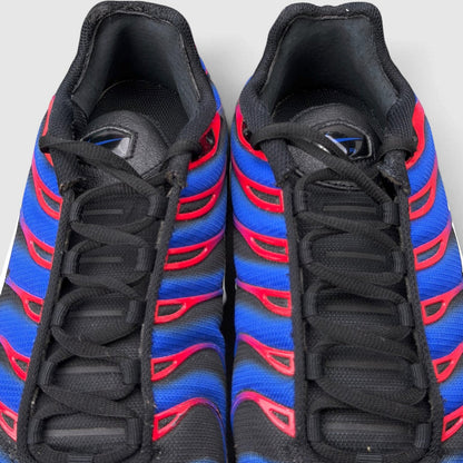 Nike Air Max Plus Spider-Man, buty sportowe męskie w dobrym stanie rozmiar 43, widok z góry