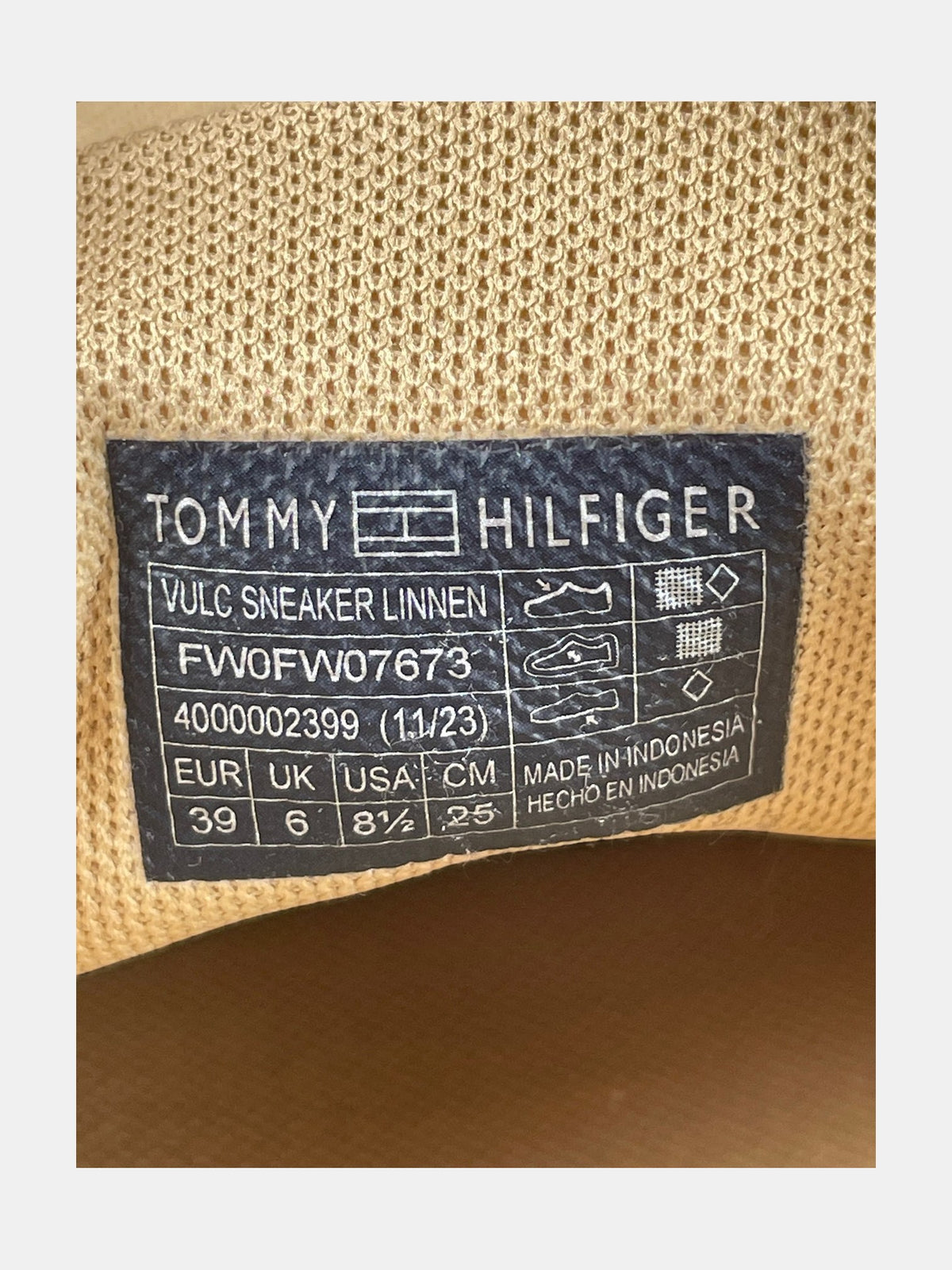Tommy Hilfiger Vulc Linnen rozmiar 39