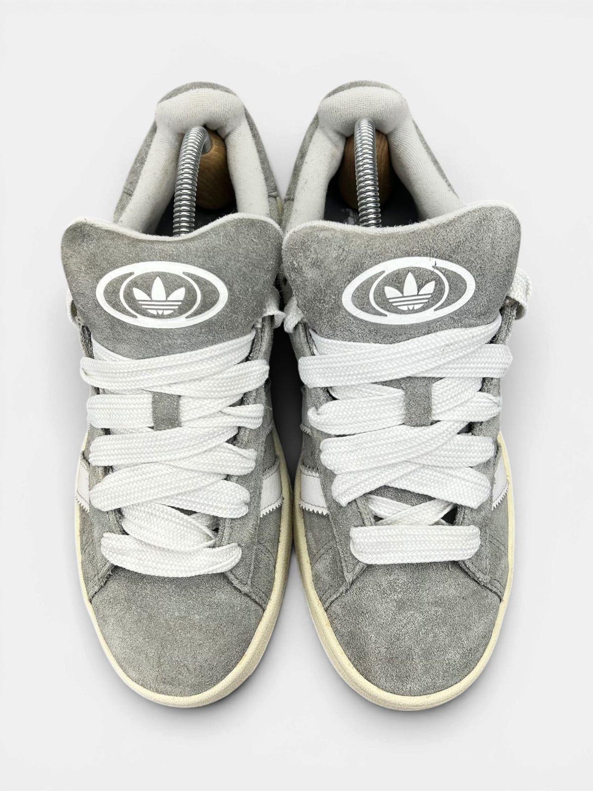 Adidas Campus 00s Grey — buty sportowe męskie w bardzo dobrym stanie rozmiar 41 1/3, widok z góry