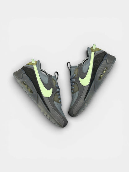 Nike Air Max Terrascape 90 Cool Grey Honeydew — buty sportowe męskie nowe rozmiar 44, widok z góry na wewnętrzną stronę butów