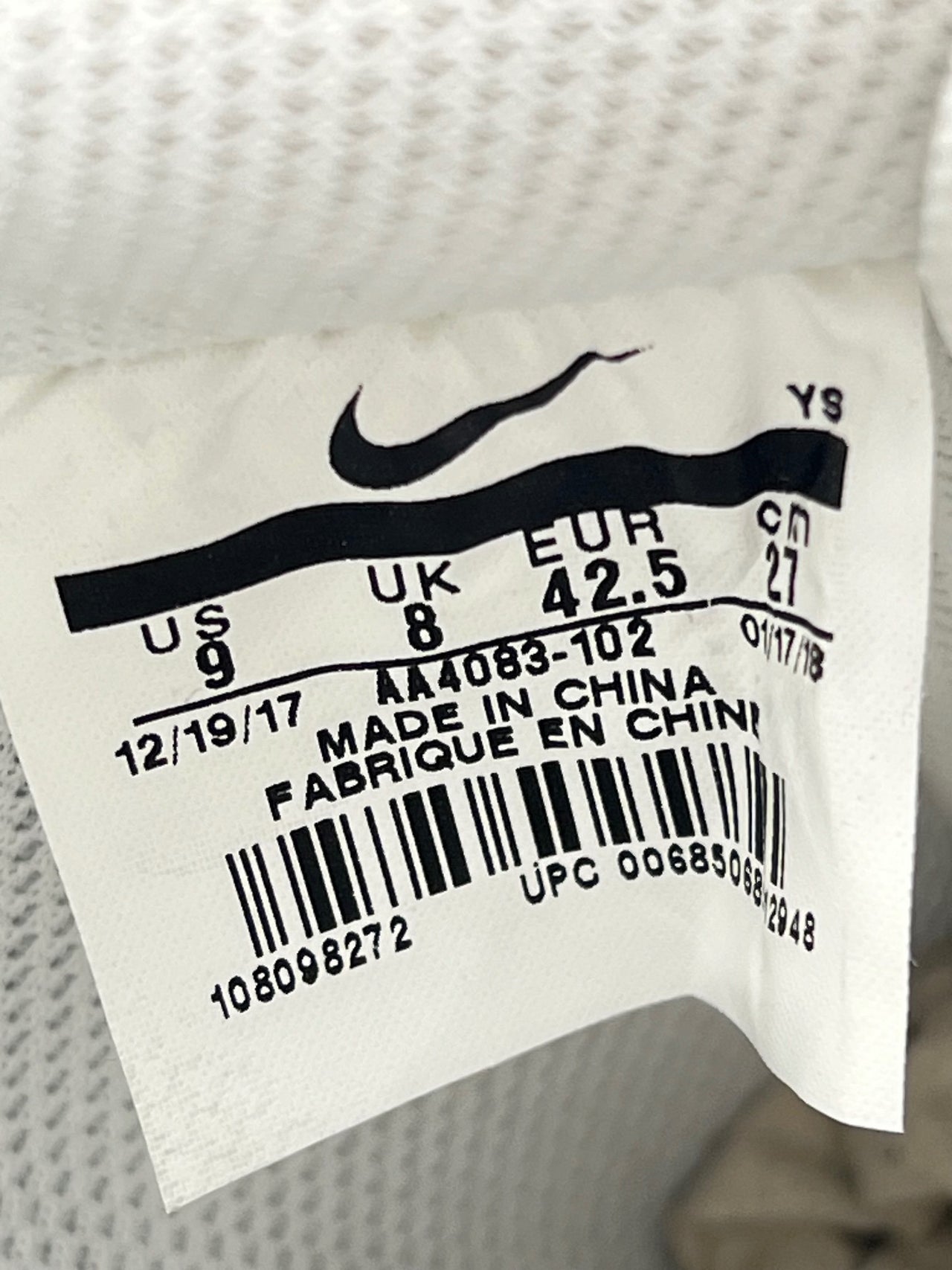 Nike Air Force 1 Low Crest Logo — buty sportowe męskie nowe rozmiar 42.5, opcjonalne zdjęcie 1