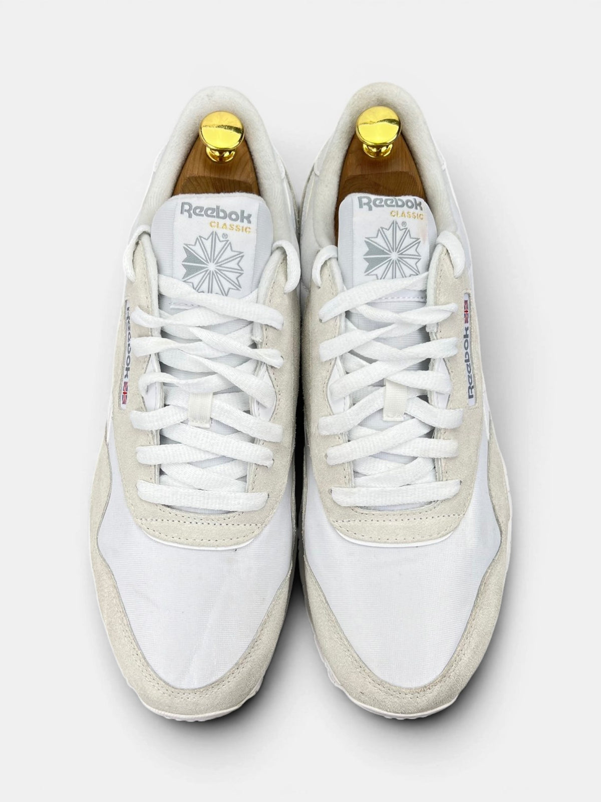 Reebok Club C Revenge — buty sportowe męskie w bardzo dobrym stanie rozmiar 45, widok z góry