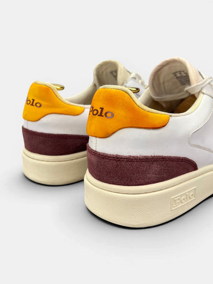 Polo Ralph Lauren Court Leather-Suede — buty sportowe męskie w bardzo dobrym stanie rozmiar 45, widok z tyłu